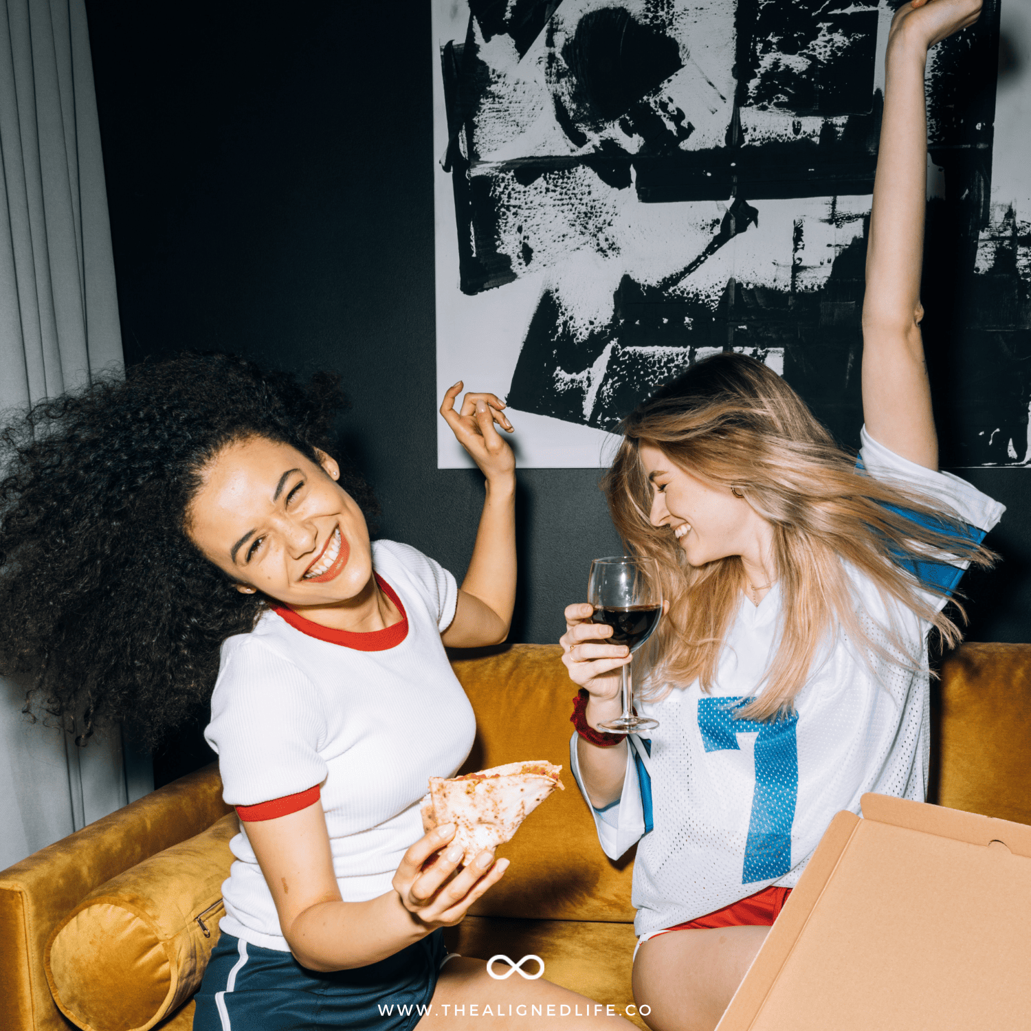 2 girls smiling | Become Delulu: Manifest With The Law of Assumption The Aligned Life Manifestation Blog