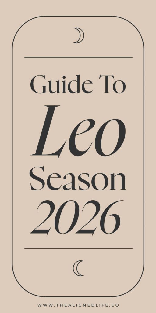 Leo Season 2026: Journal Prompts, Ritual Ideas + More!